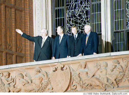 Berliner Mauer 1999 Rotes Rathaus