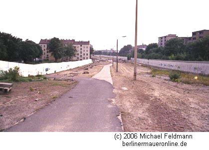Berliner Mauer 1990 Bernauer Stra�e