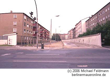 Berliner Mauer 1990 Waldemarstra�e