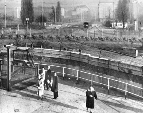 Berliner Mauer Potsdamer Platz, 60er Jahre