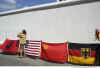 Mauernachbau am Checkpoint Charlie