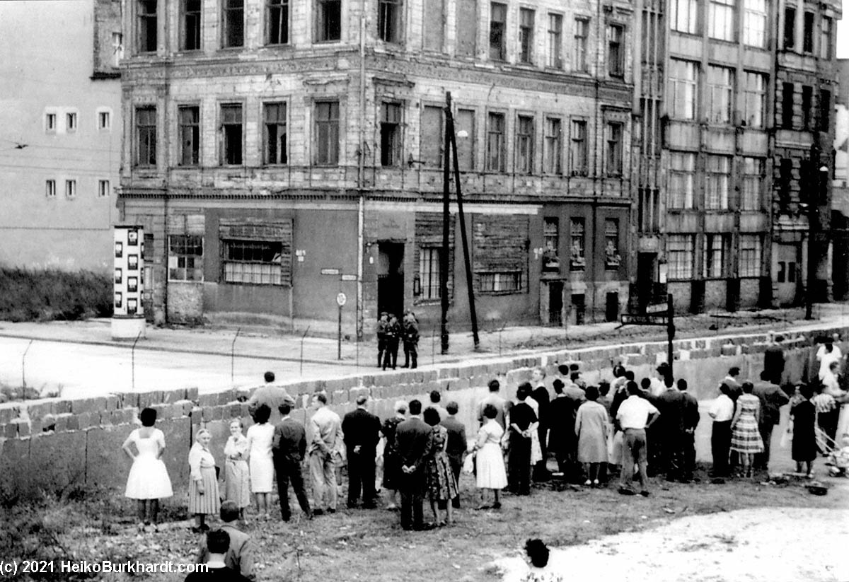 Berliner Mauer Zimmerstraße 1961