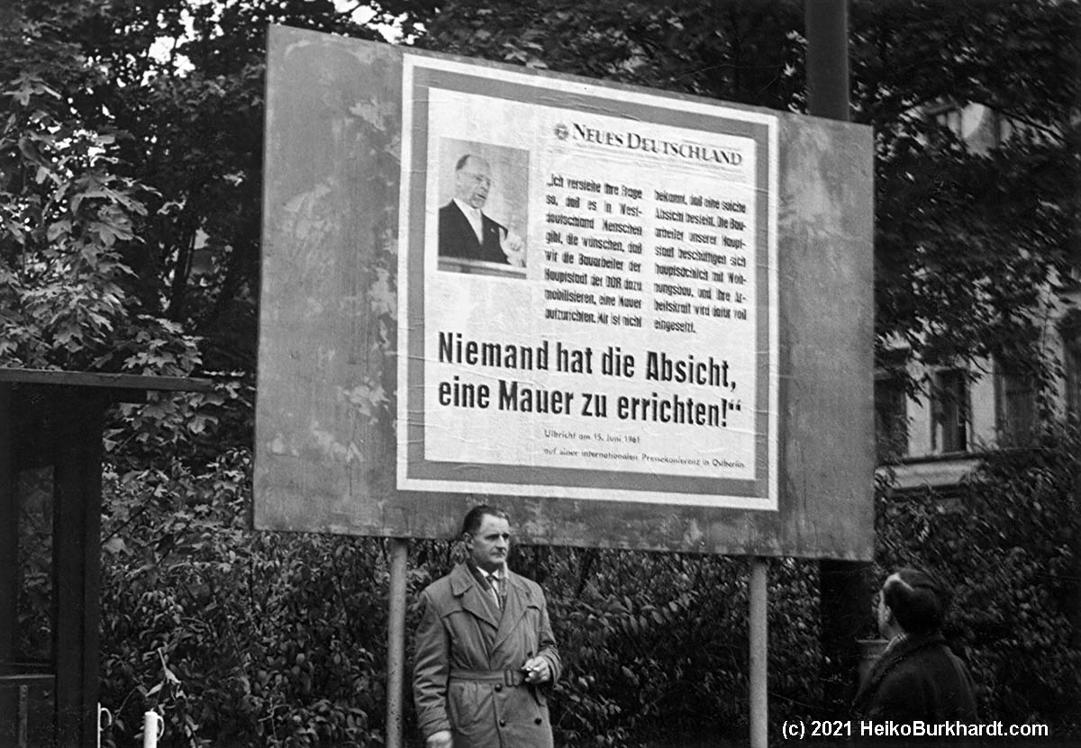 Niemand hat die Absicht eine Mauer zu bauen