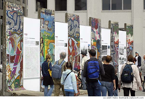 Berliner Mauerreste am Potsdamer Platz